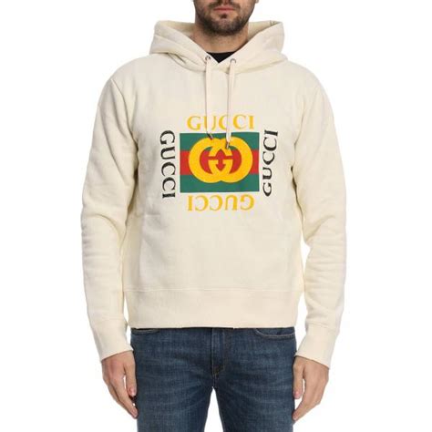 gucci logo sweater white|Gucci sweater price.